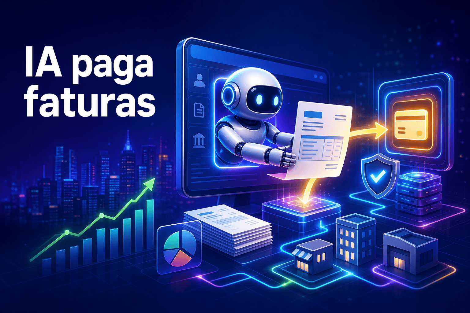 Agentes de IA para empresas avançam para pagamentos de faturas B2B