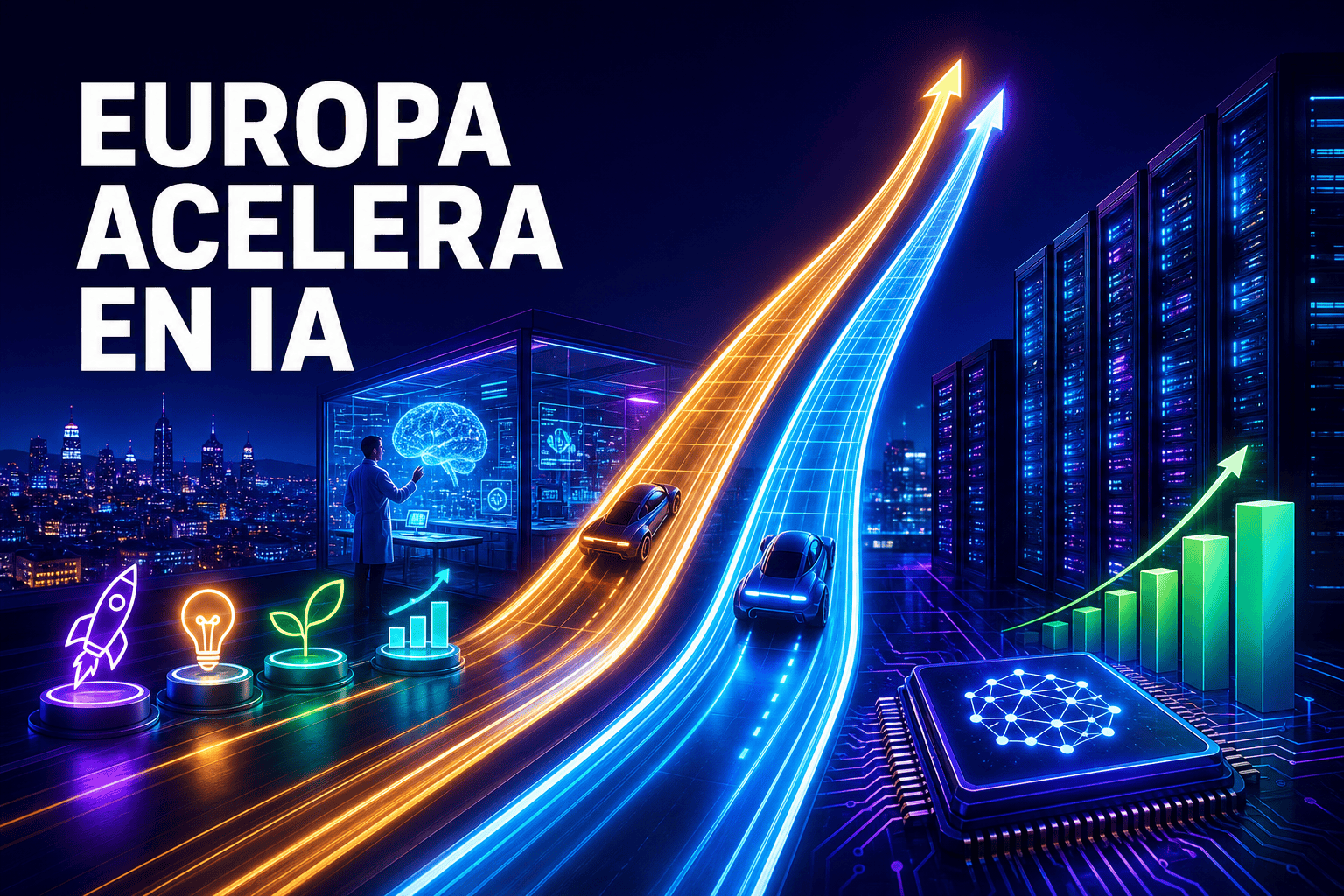 Europa busca acortar su brecha en IA frente a EE.UU.: cómo los gestores de IA impulsan operaciones y ventas en pymes LATAM