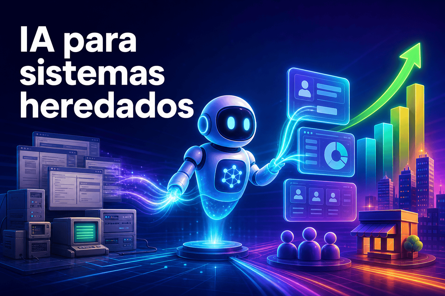Los agentes de IA para empresas ya pueden conectarse a portales heredados