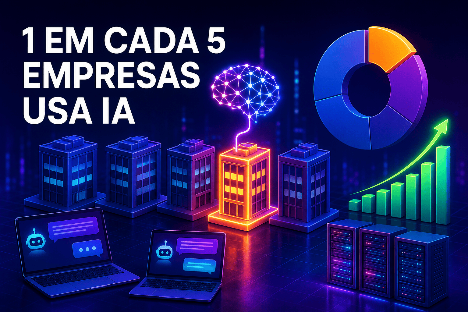 Eurostat: 20% das empresas da UE adotaram IA em 2025 e o que isso muda para gestores de IA no Brasil
