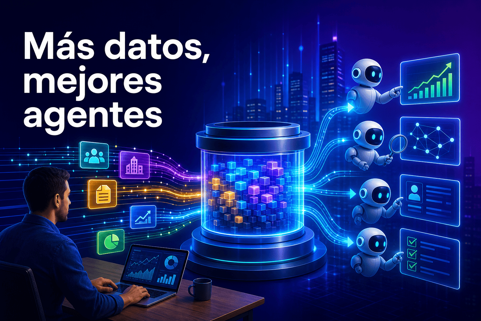 Agentes de IA para empresas: por qué importa la nueva capa de Crunchbase