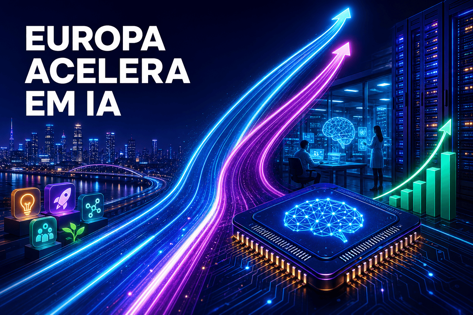 Europa Busca Reduzir Defasagem em IA Diante dos EUA: O Que Significa para Assistente de IA para Negócios no Brasil