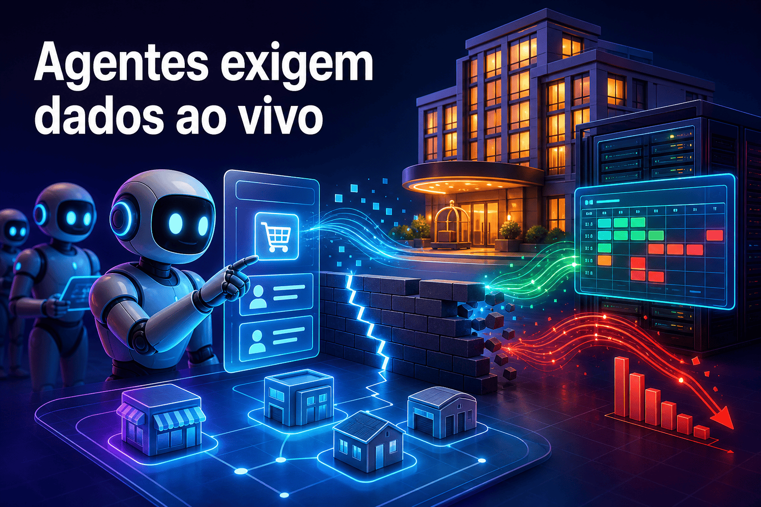 Agentes de IA para empresas: o caso Hilton expõe a lacuna de dados em tempo real